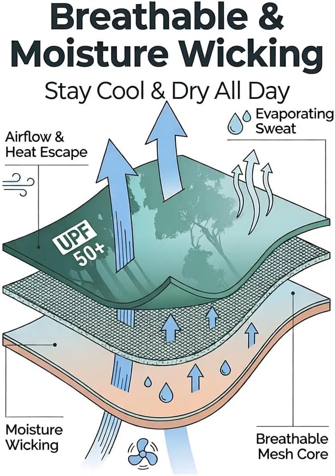 Cooling Neck Gaiter, UPF 50+ UV Protection Face Cover