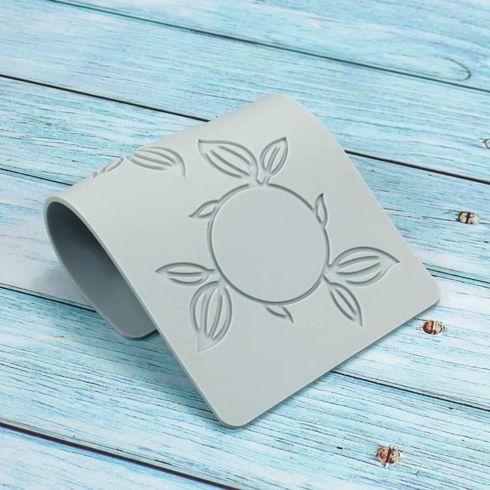 Hollow Leaf Silicone Molds Lover Heart Chocolate Molds Geometry 3D Silicone Mould Chocolate Candy Leaf Mold Sugar Craft Cake Decoration Cupcake Top (R_Leaf_8.48 * 4.56 * 0.12inch)