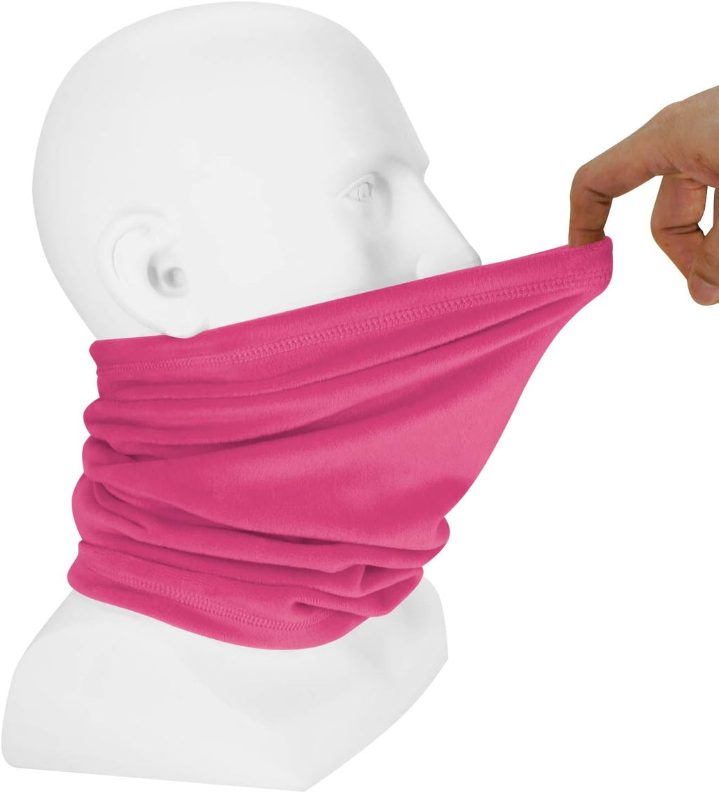 Fleece Neck Warmer Windproof Winter Neck Gaiter for Men Women