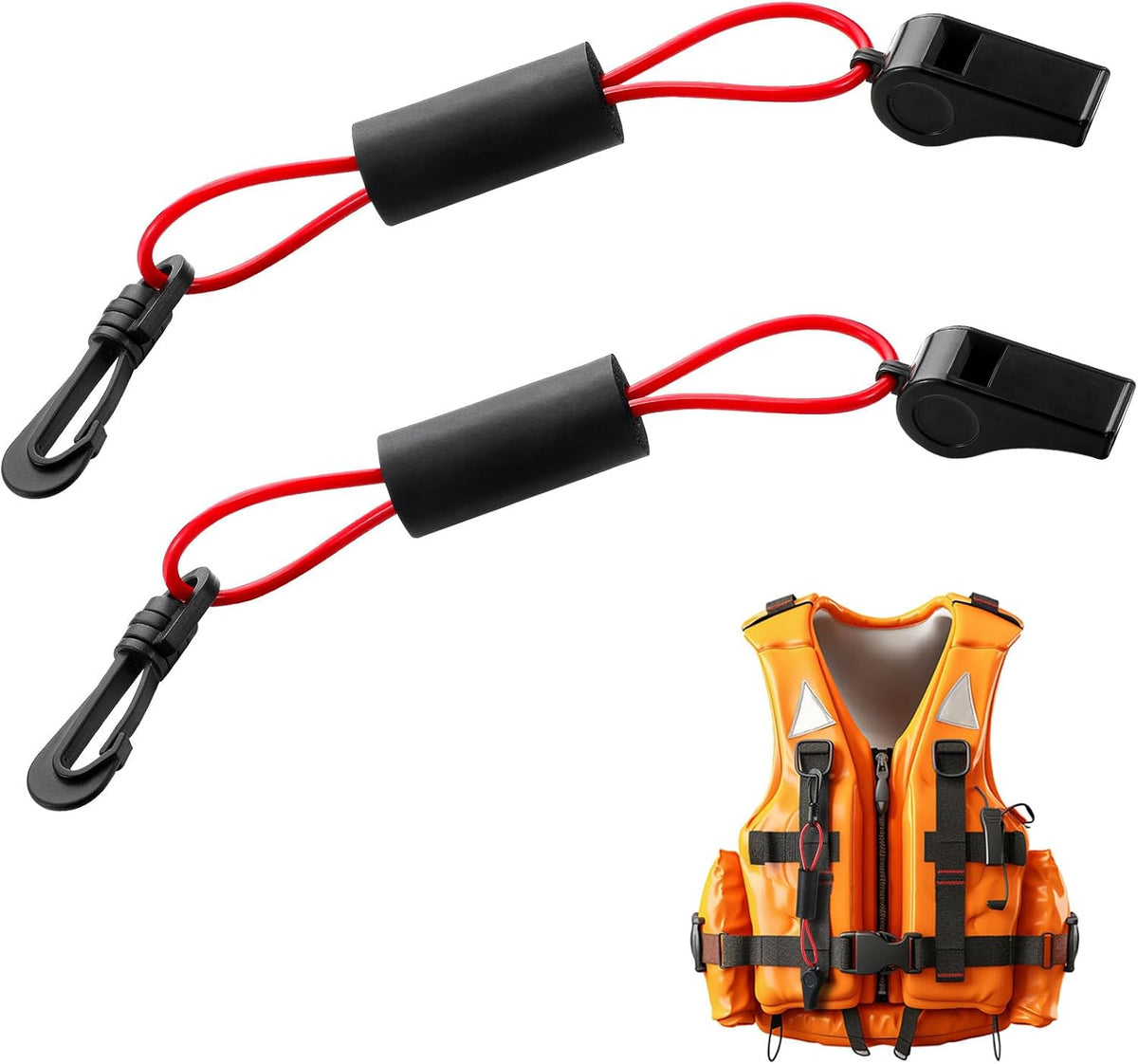 Seenelling Marine Whistle Lanyard Float