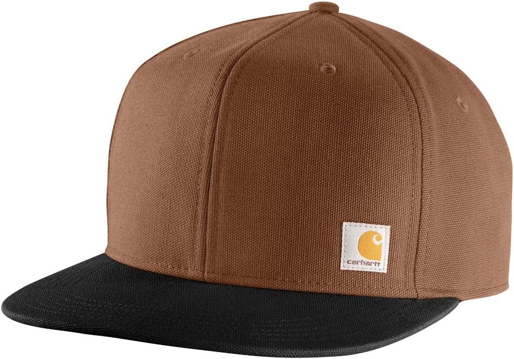 Carhartt Men's Firm Duck Flat Brim Cap