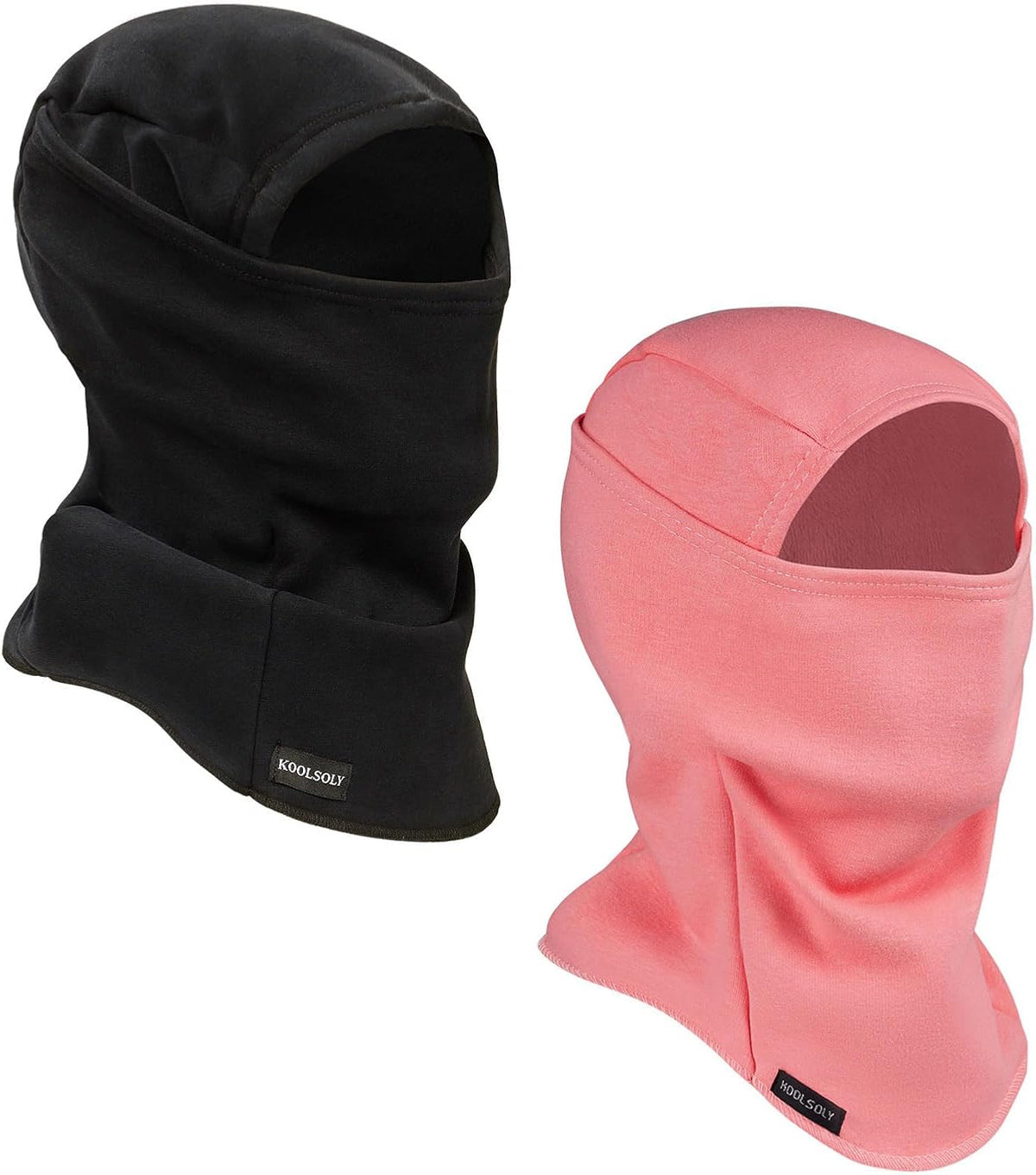 KOOLSOLY Ski Mask Balaclava Cold Weather Warm and Fleece Face Mask Neck Warmer Full Face Mask for Men&Women
