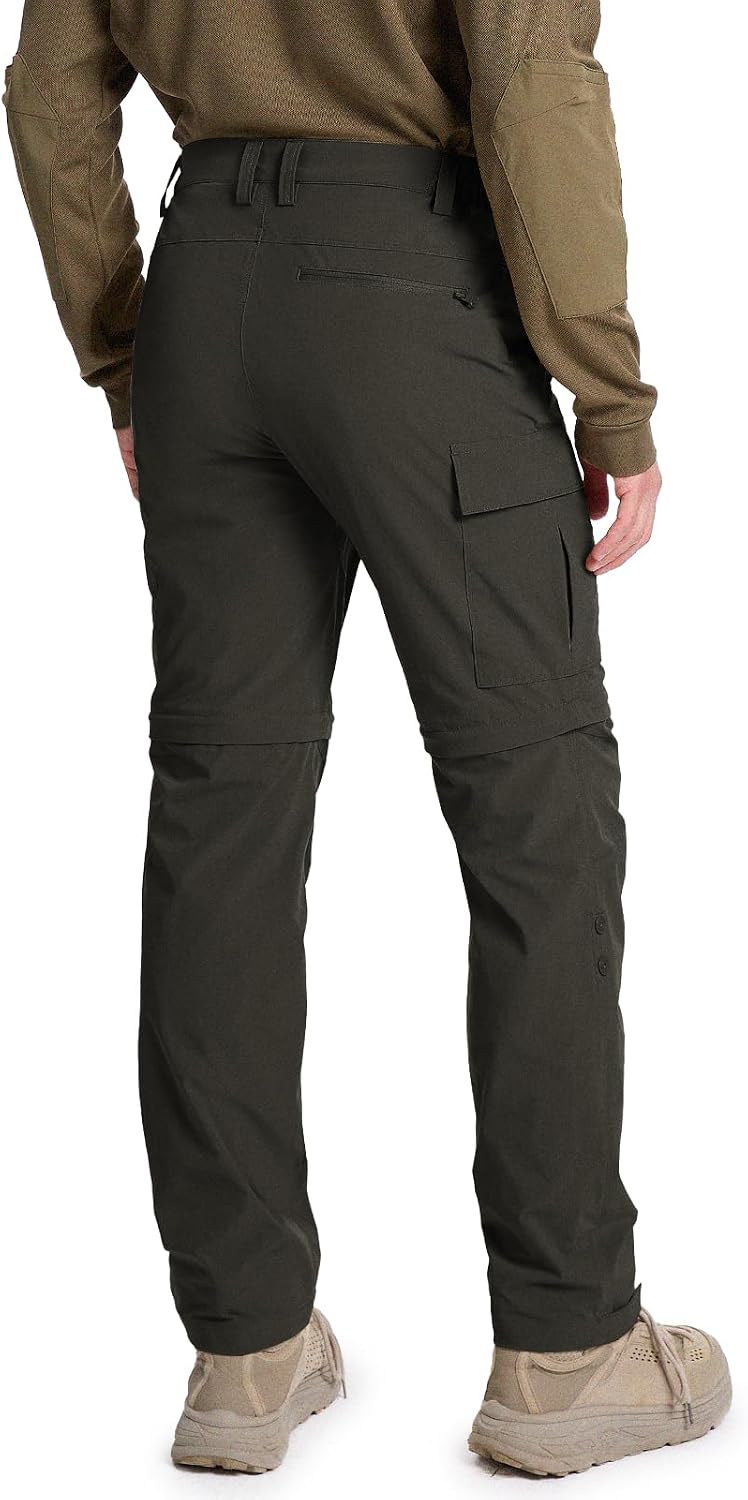 Moosehill Men's Hiking Pants: Convertible Quick-Dry