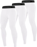 Roadbox 3 Pack Compression Pants Men, Performance Running Workout Leggings