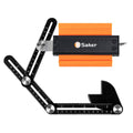 Saker Contour Gauge Profile Tool With Opening Locator- Adjustable Lock -Precisely Copy Irregular Shape Duplicator -Irregular Welding Woodworking Tracing - Must Have Tool for DIY Handyman, Construction