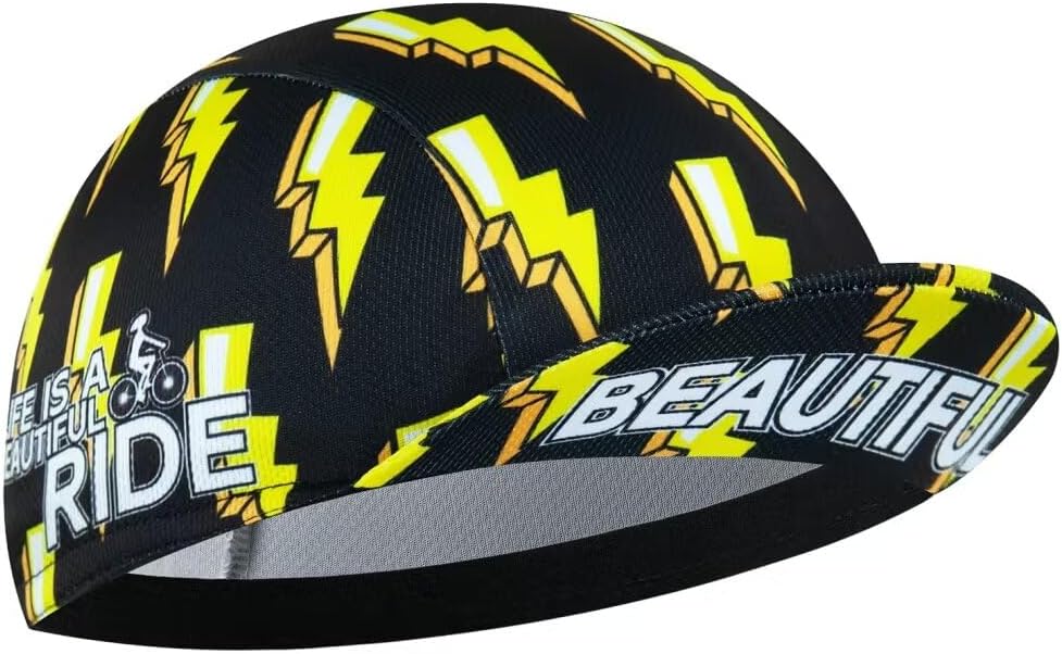 Cycling Cap for Man and Woman Cycling Hat Under Helmet-Polyester Breathable Sweat Absorbent