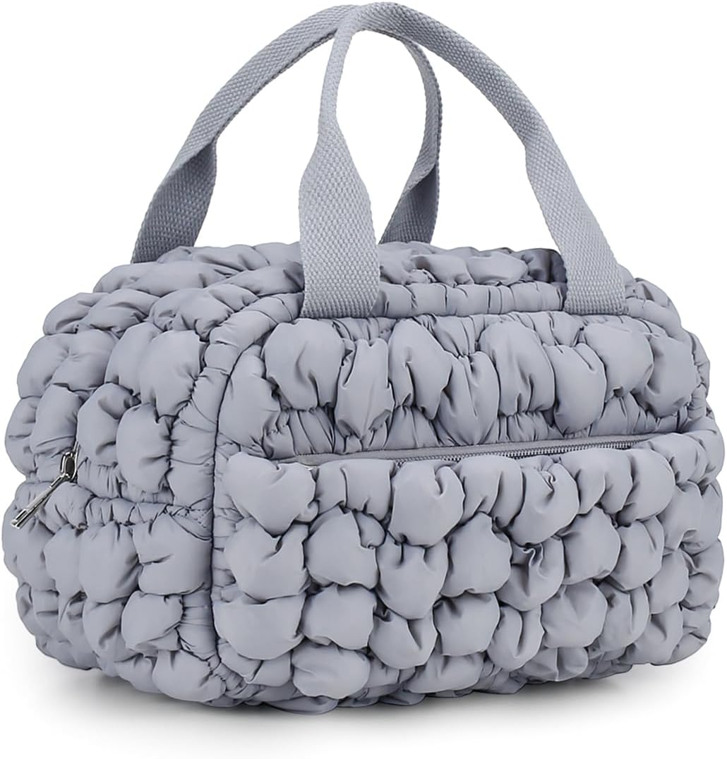 MOV COMPRA Lunch Bag for Women, Insulated Lunch Bags Lunch Box Cooler Bag (Beige)