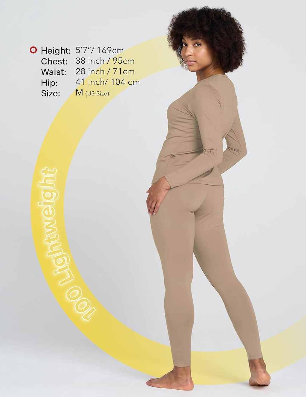 LAPASA Women's Thermal Underwear Set Light/Mid/Heavy Weight L17/ L41/L44