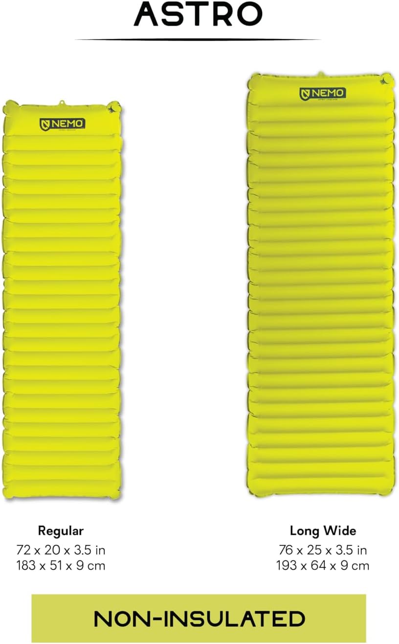 NEMO Equipment Astro Sleeping Pad - Lumen - Long Wide