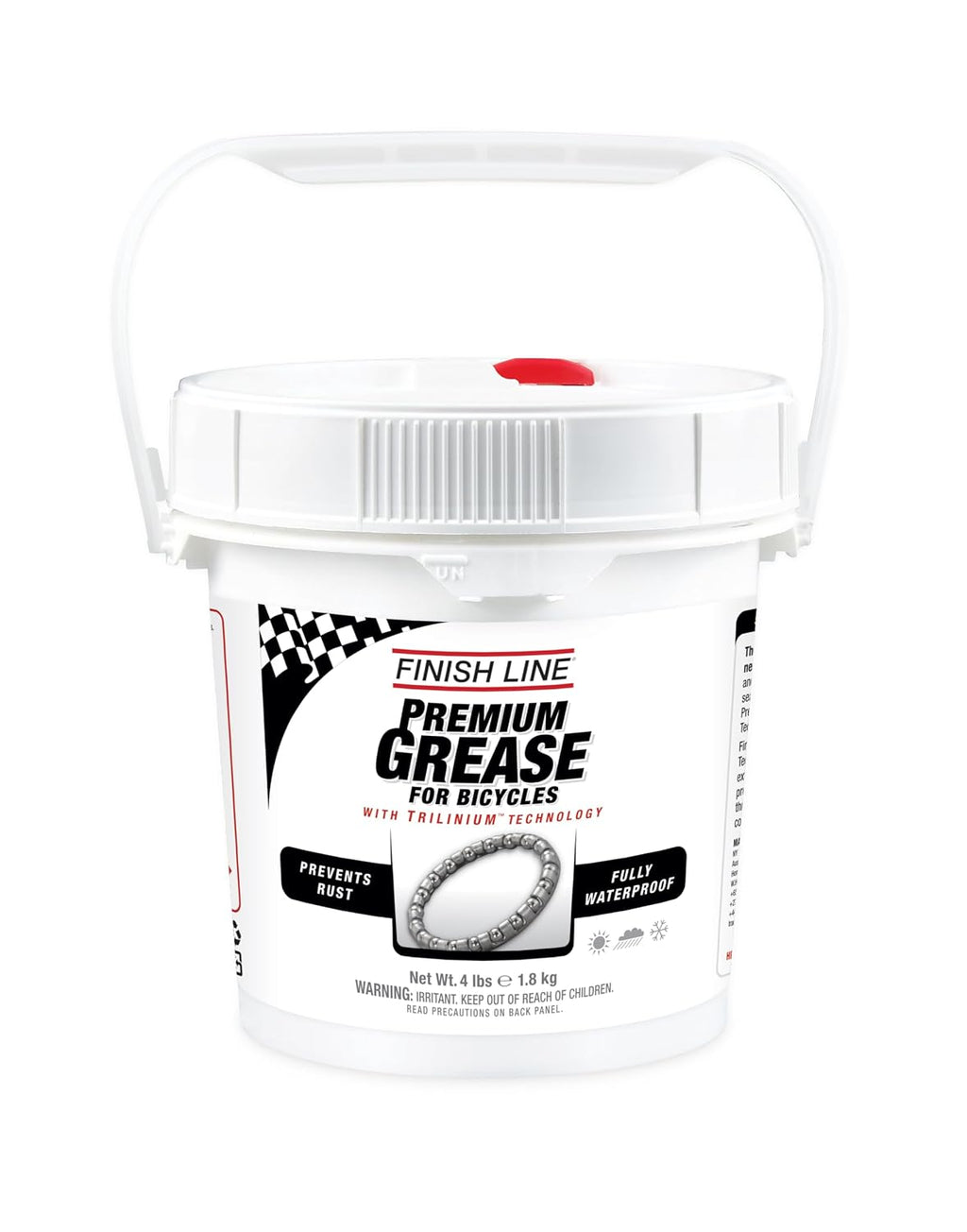 Finish Line Ceramic Grease Bike Bearings Bottom Brackets 4 lb Tub