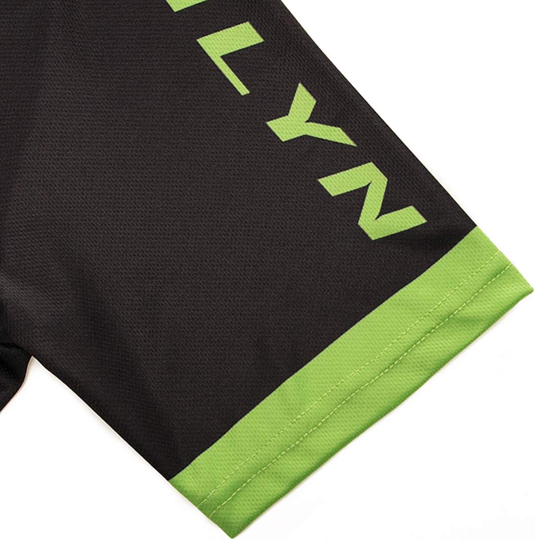 Men's Quick-Dry Cycling Jersey Set Road Bike Bicycle Shirt + Bib Shorts with 9D Gel Pad MTB Riding Clothing Kit