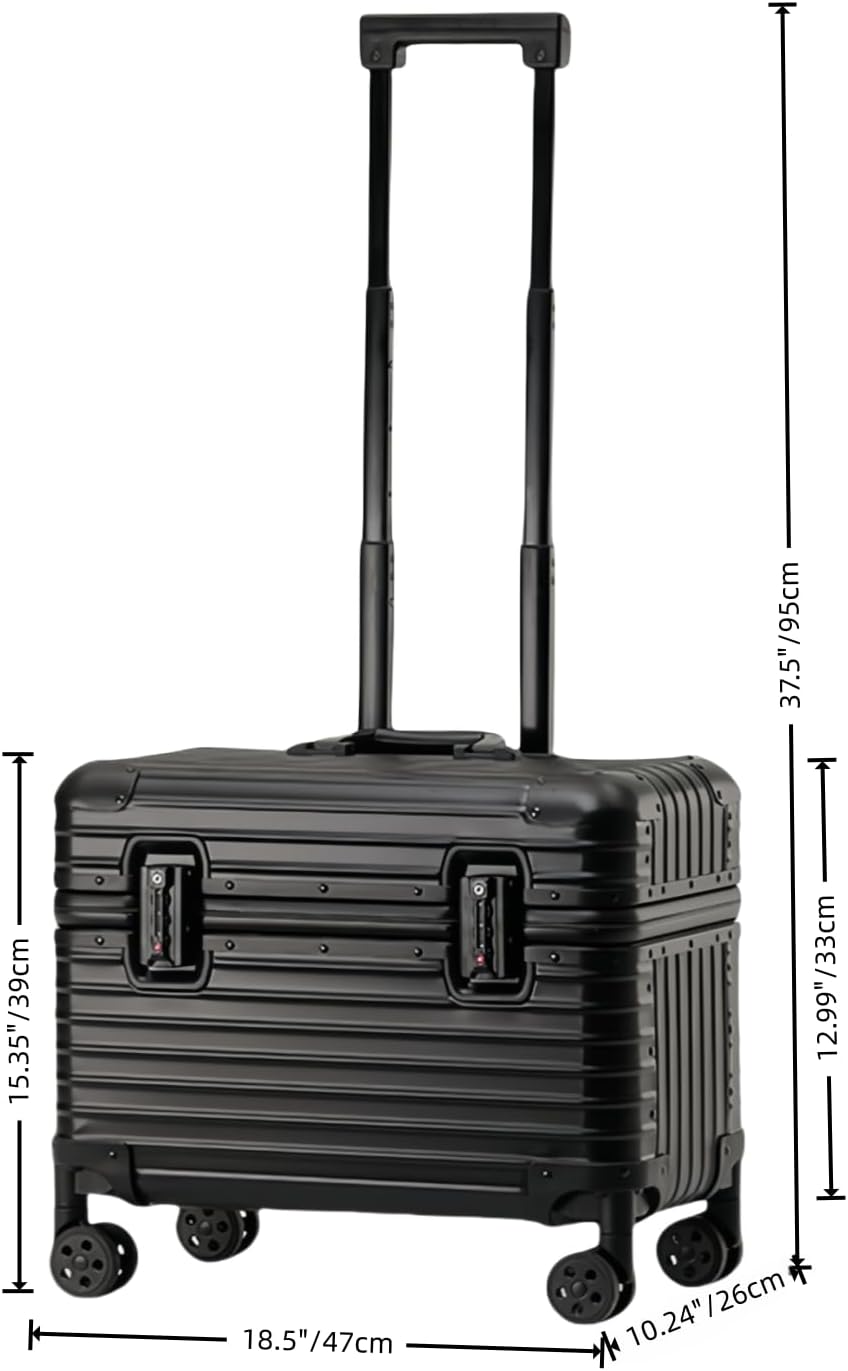 Full Aluminum Rolling Camera Bag 18" Carry on