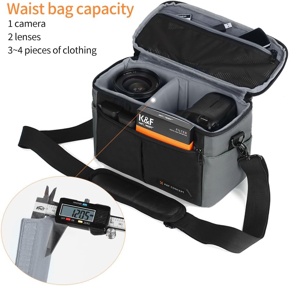 K&F CONCEPT Camera Bag 32L, 2 in 1 Camera Backpack