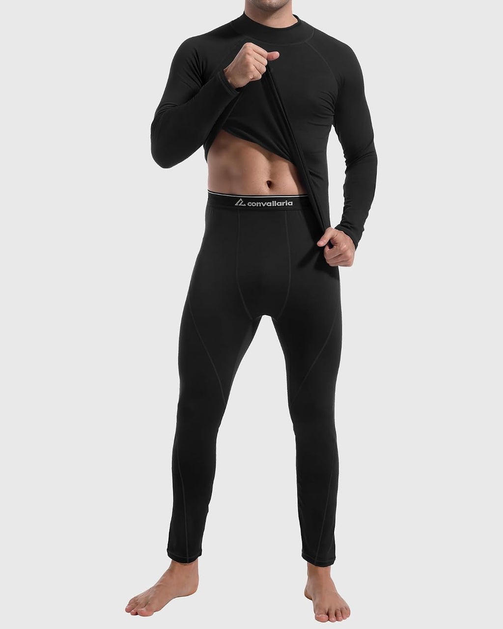 Mens Thermal Underwear Long Johns Base Layer Set Cold Weather 1/2/3 Pack