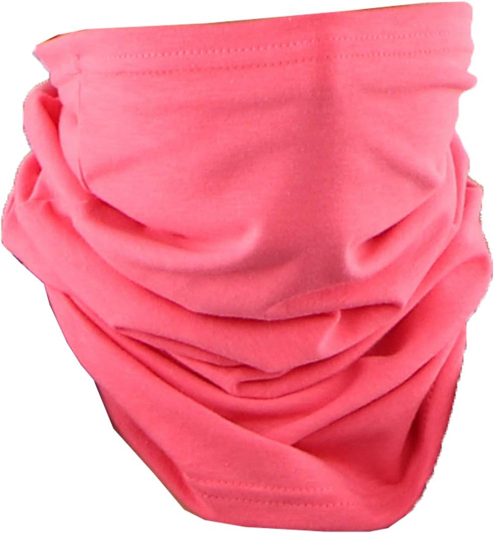 Cotton Face Mask Bandana Tube Scarf Made in America Solid Neck Gaiter