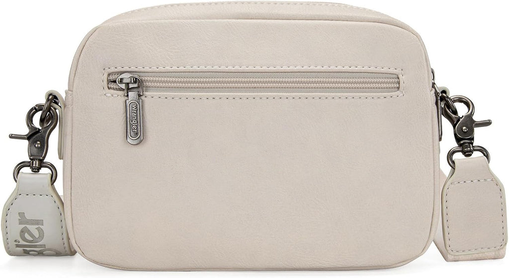 Wrangler Crossbody Purses for Women Trendy Camera Bag with Wide Strap