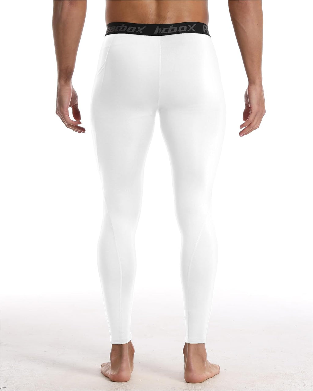 Roadbox 2 Pack Mens Compression Pants, Running Tights Leggings with Pockets