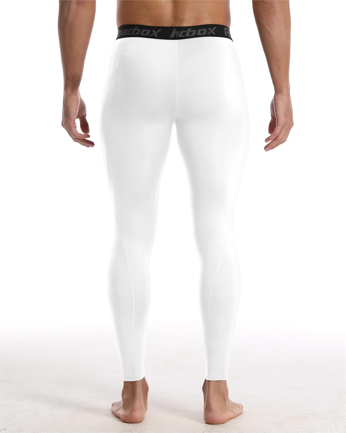 Roadbox 2 Pack Mens Compression Pants, Running Tights Leggings with Pockets