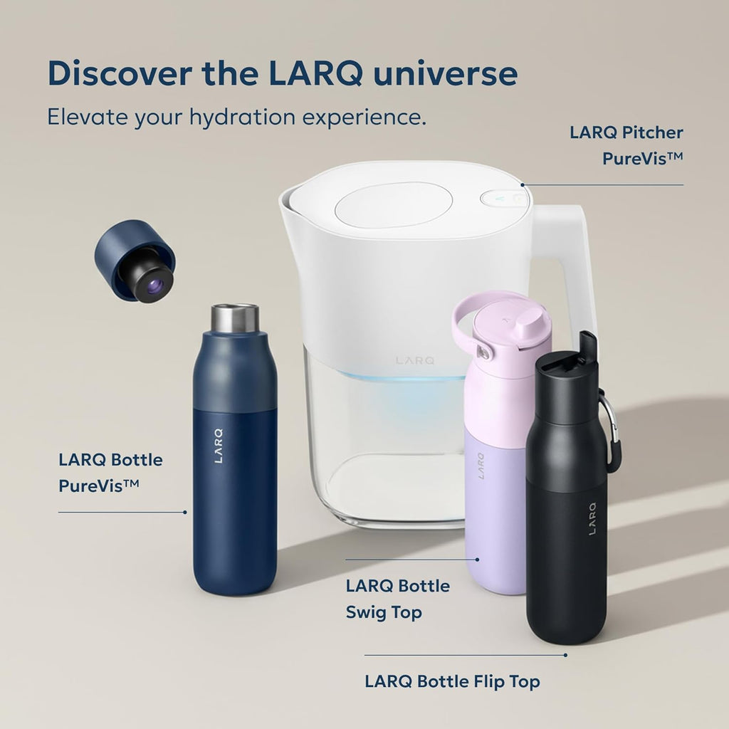 LARQ Filtered Cap Obsidian Black Portable Water Purification Unit