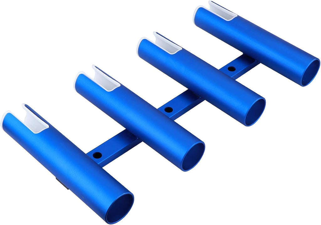 Aluminium Wall-Mounted Fishing Rod Holder for Boat, Garage & Marine - Holds Rods & Poles