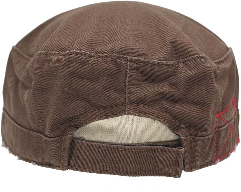 The Vintage Year Washed Cotton Distressed Cadet Hat - Tactical Military Baseball Cap for Men & Women, Outdoor Casual Wear