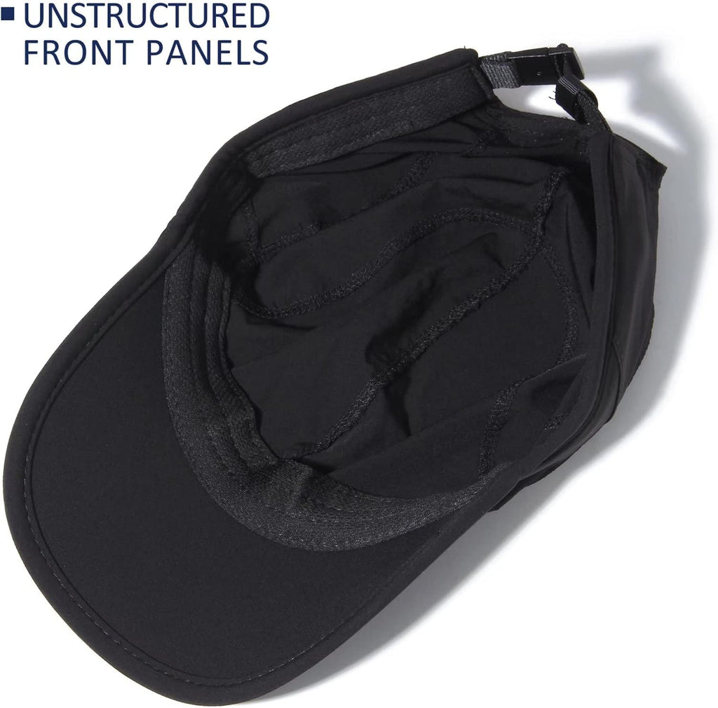 GADIEMKENSD Stretch Running Hat with Soft Brim, Quick Dry, Unstructured, Unisex-Adult