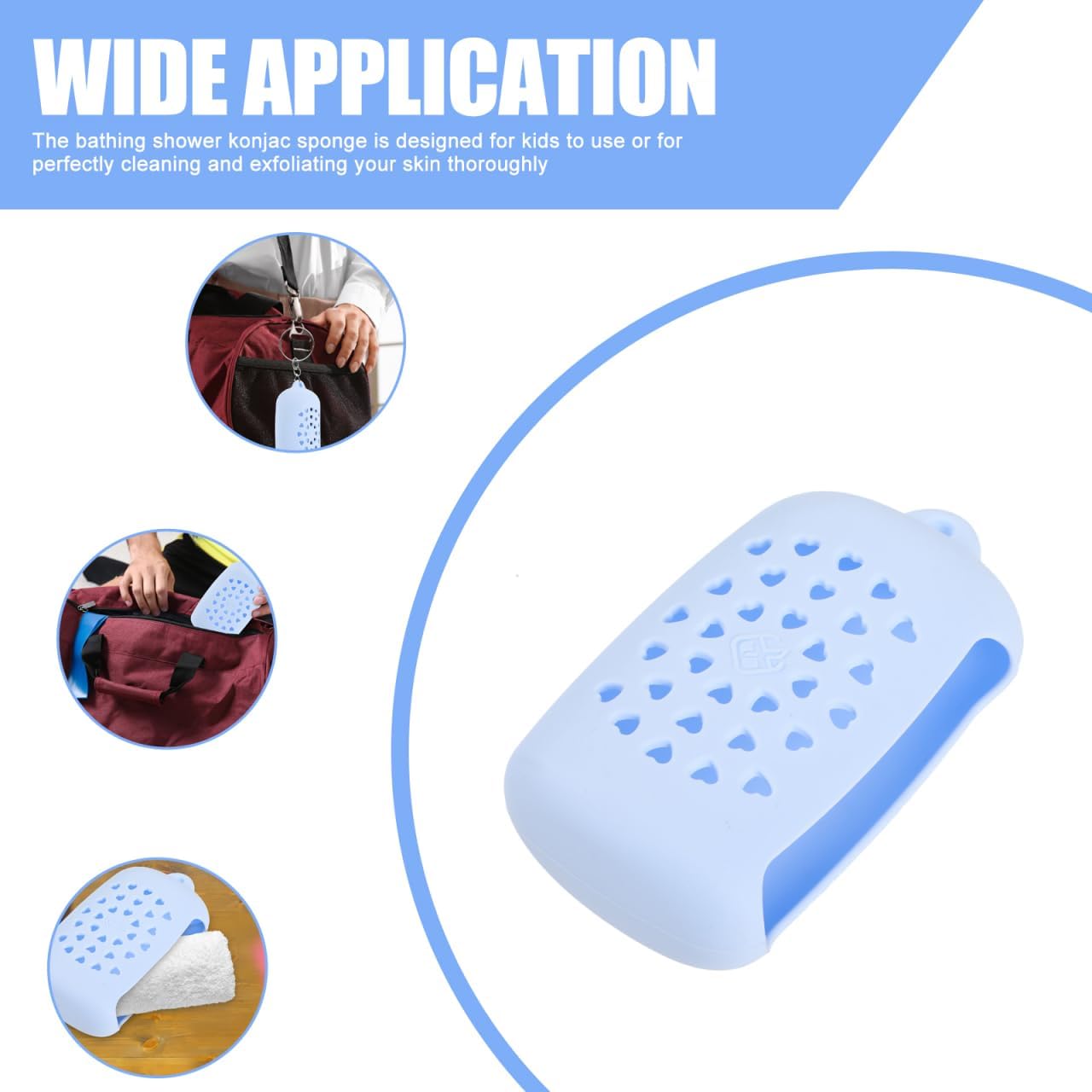 Happyyami Silicone Travel Towel Case Quick-Dry Towel Storage Bag for Gym Sports and Outdoor Use Portable Organizer Lifestyles