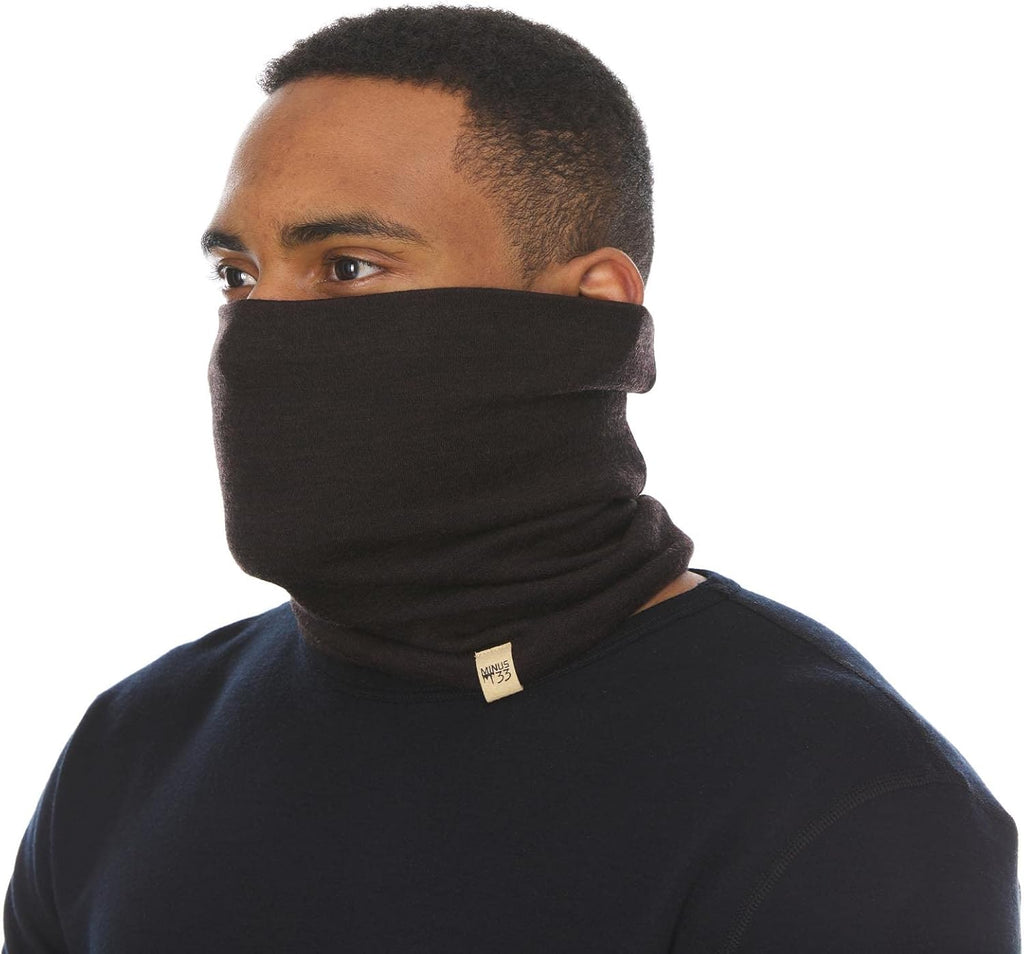 100% Merino Wool - Midweight Neck Gaiter - Skiing Neck Warmer - Winter Face Mask - Multipurpose Headwear