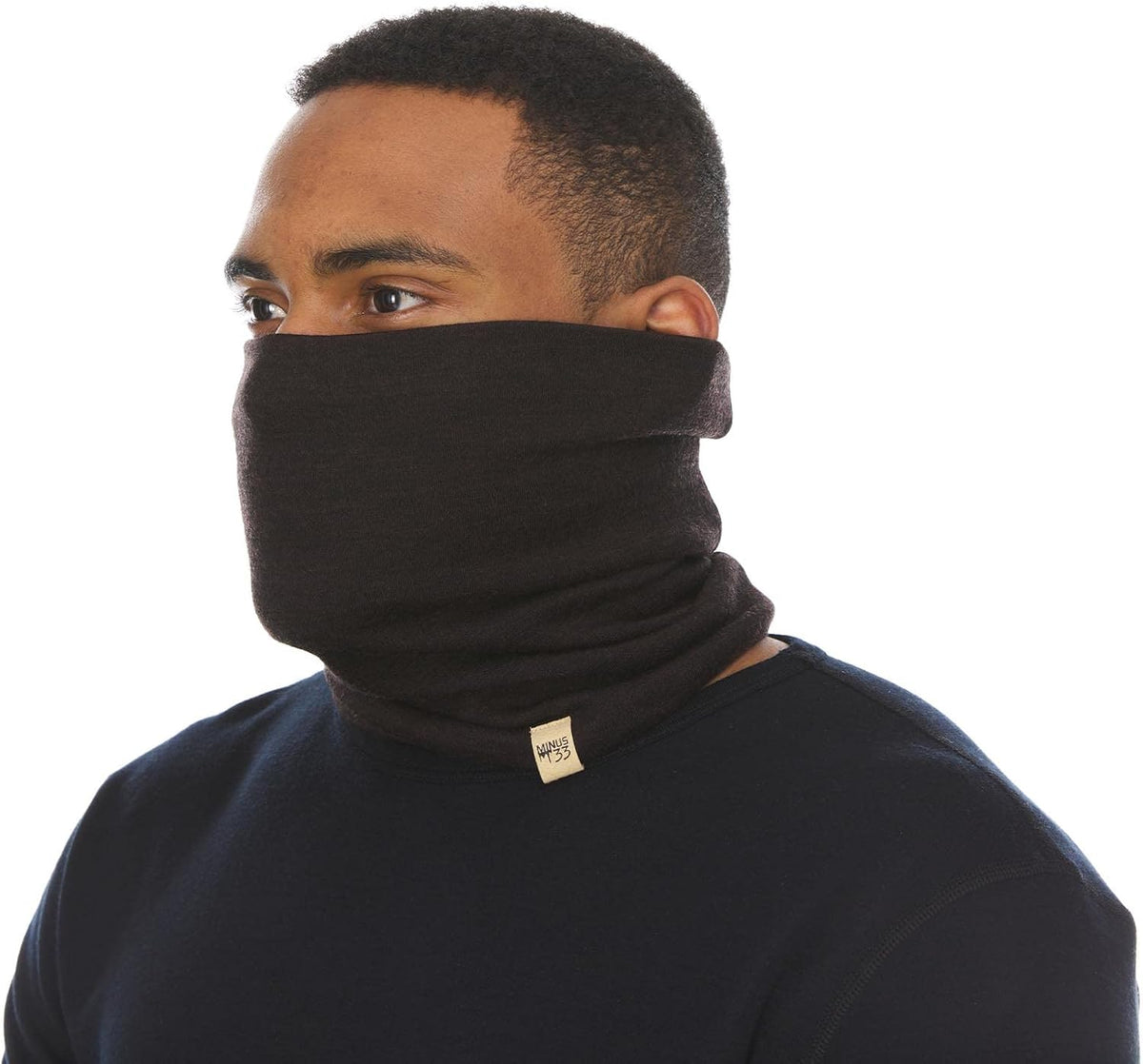 100% Merino Wool - Midweight Neck Gaiter - Skiing Neck Warmer - Winter Face Mask - Multipurpose Headwear