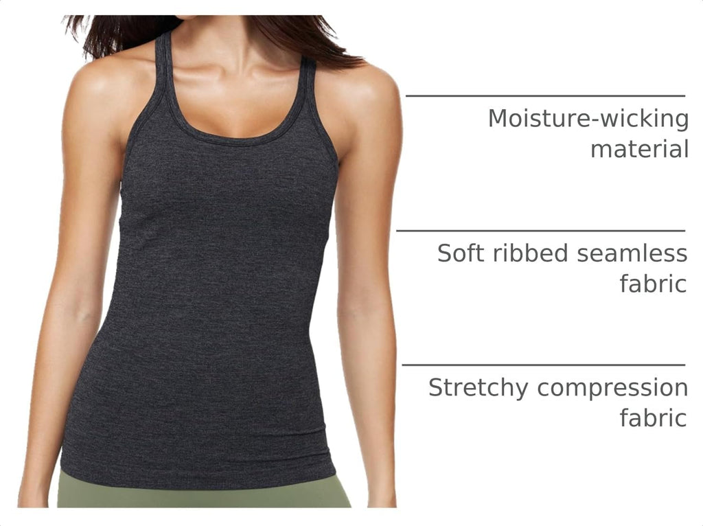 sphinx cat Yoga Racerback Tank Top for Women with Built in Bra,Women's Padded Sports Bra Fitness Workout Running Shirts