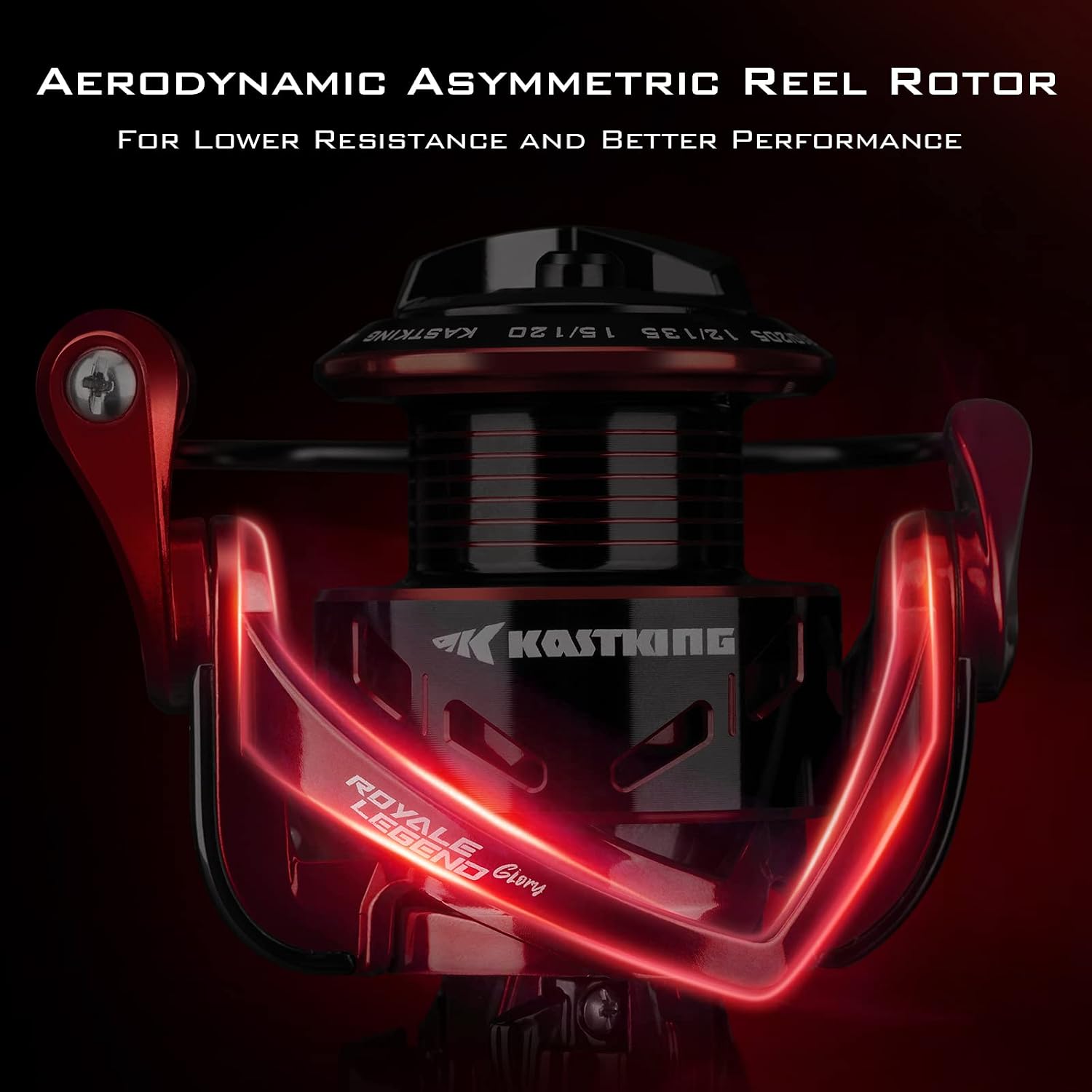 KastKing Royale Legend Spinning Fishing Reels, Available in 5.2:1 and 6.2:1