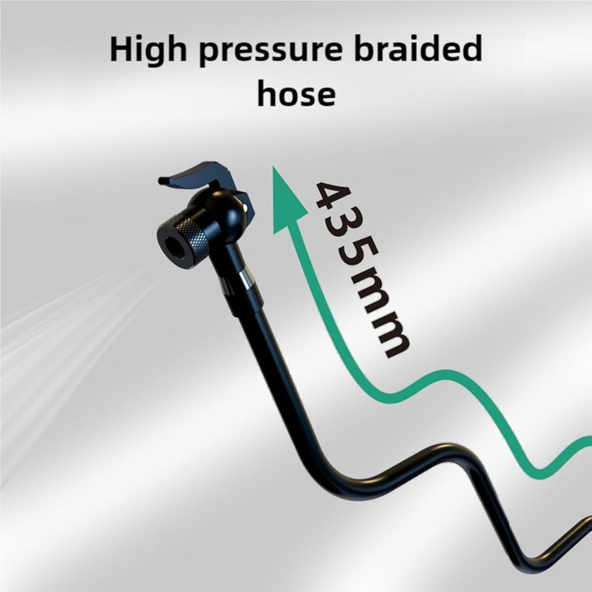 High-Pressure Tubeless Bike Tire Inflator Air Tank - 200 PSI Aluminum Alloy Bicycle Tyre Booster for MTB & Road Bike -Clik,Presta,Schrader valves Compatible