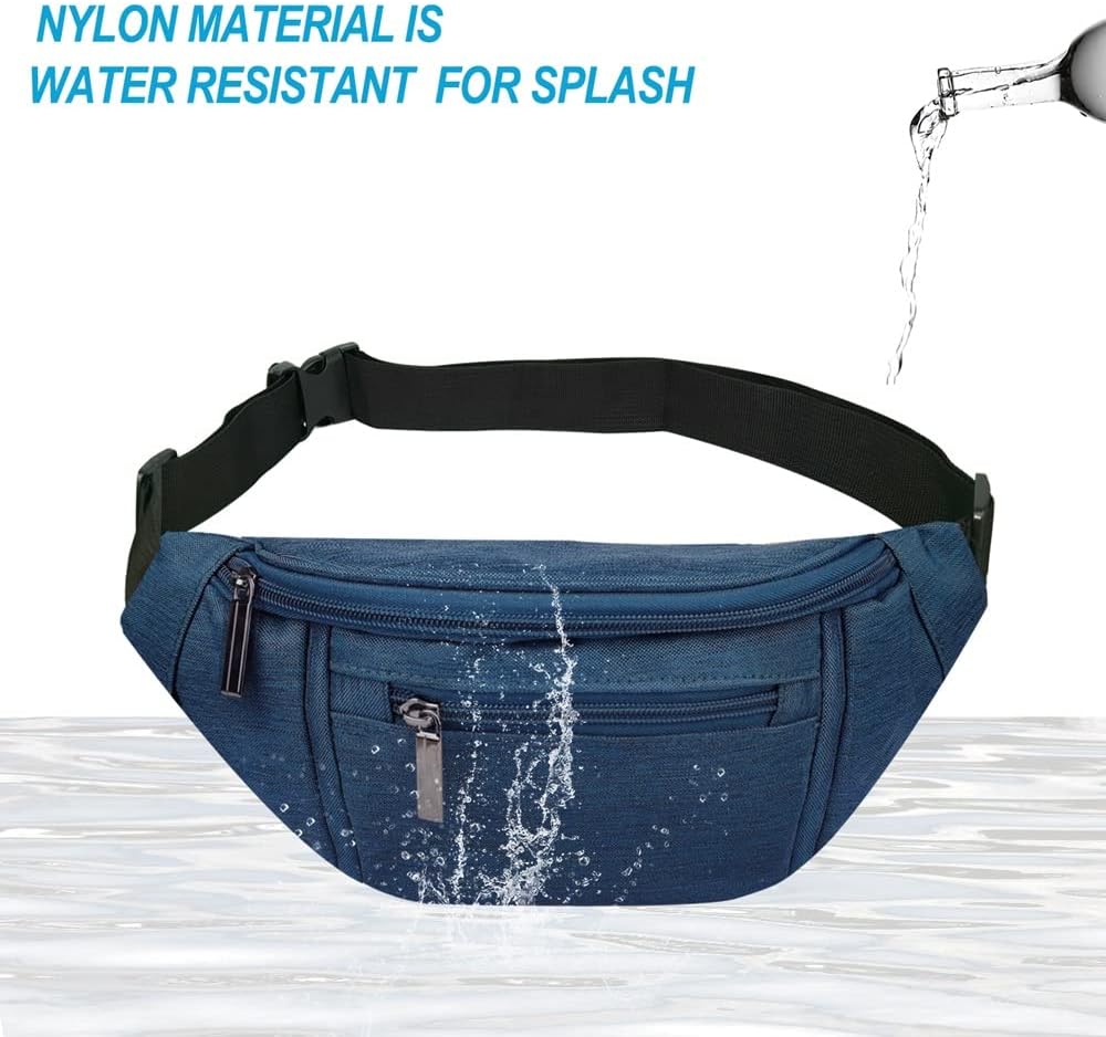 AIKENDO Fanny Pack for Men Women, Crossbody Waist Bag Pack Phone Bag