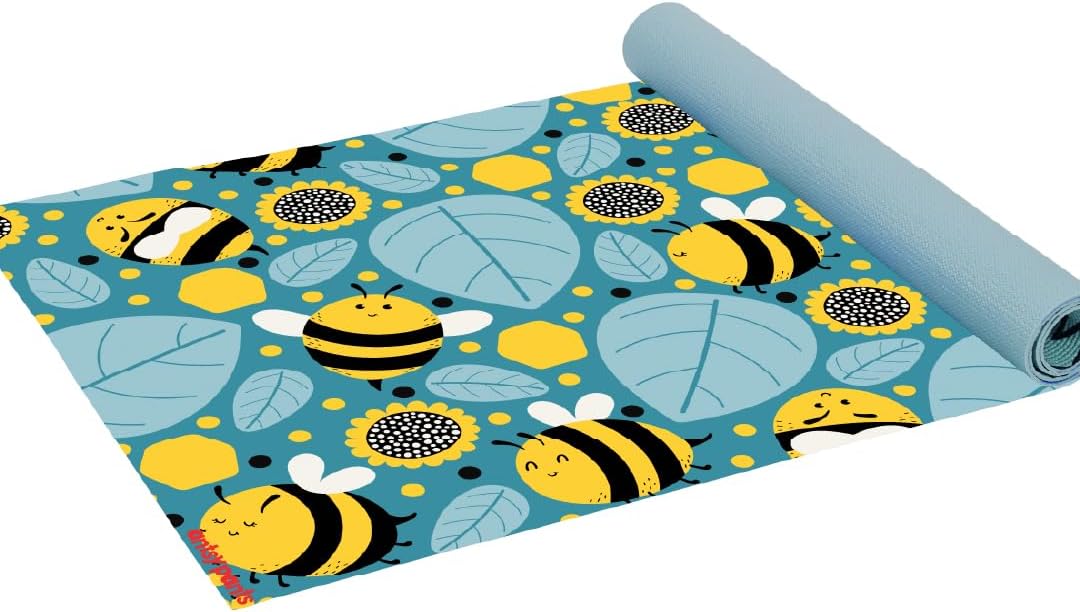 Antsy Pants Kids Yoga Mat - Non-Slip Exercise Mat, 60" x 24", 3mm