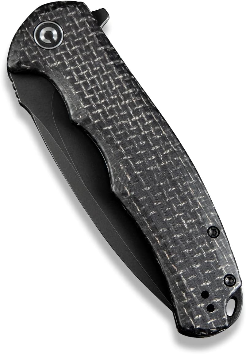 CIVIVI Praxis Folding Pocket Knife, 3.75" Blade Micarta Handle C803G