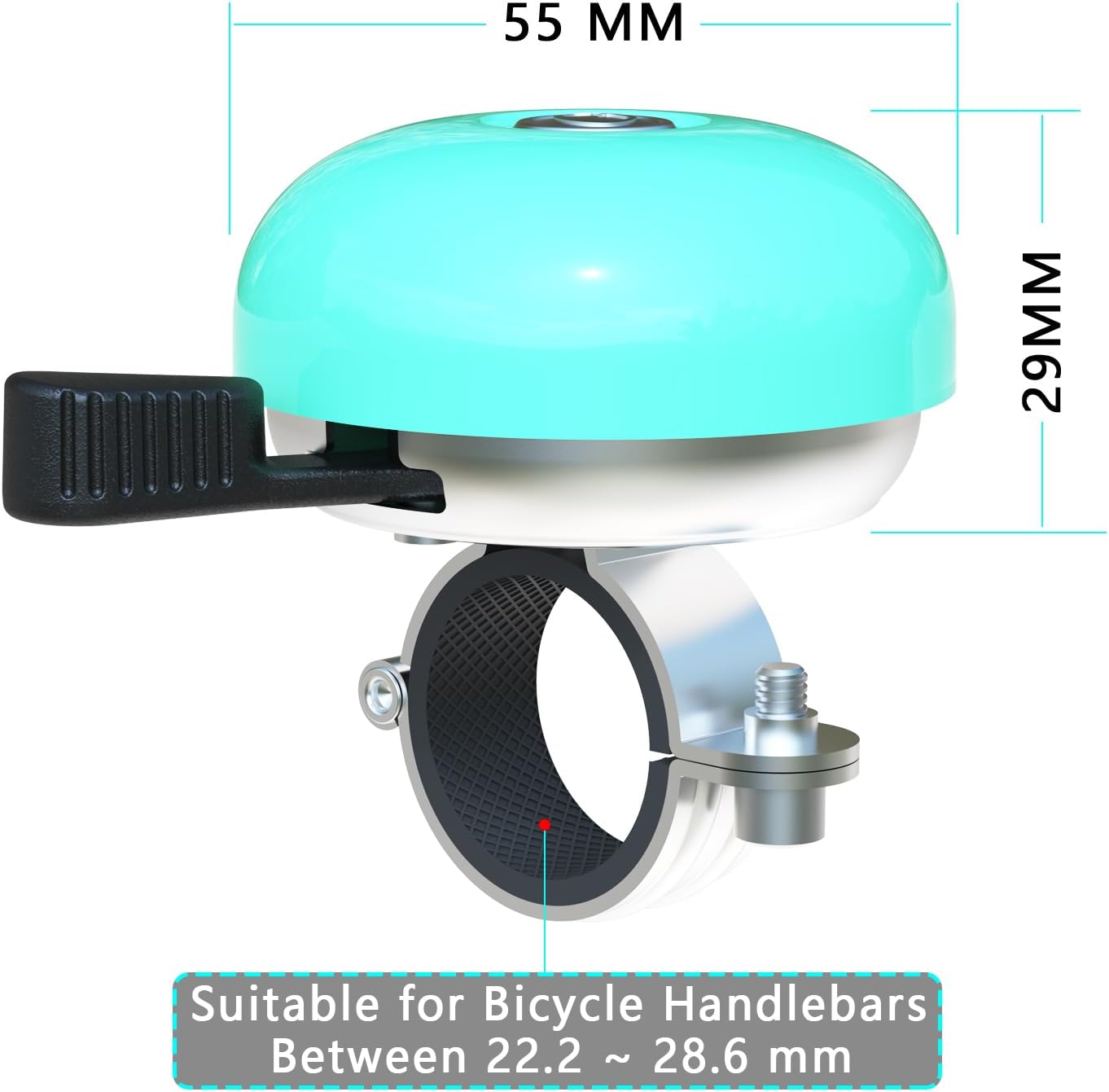 Greallthy Bike Bell Classic Bike Bells for Adults Youth, Bicycle Bell for Handlebars Adult, Loud Sound Beach Cruiser Mountain Bike Bell Accessories.
