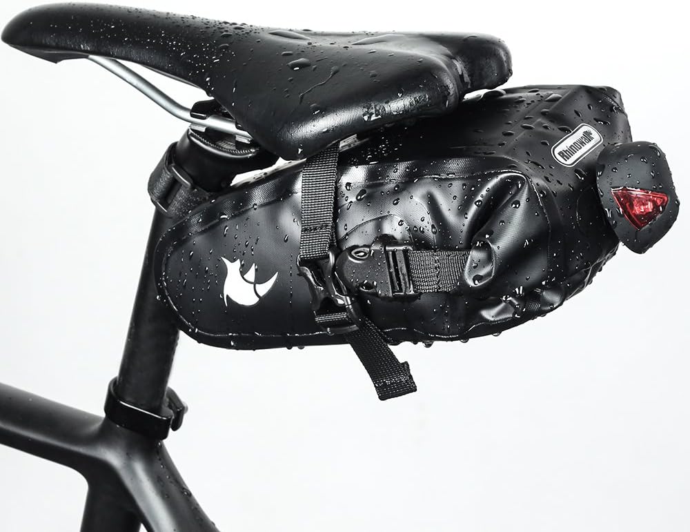 Rhinowalk Waterproof Bicycle Saddle Bag Bike Bag Under seat Bag Rainproof Mountain Road Bike Seat Bag Bicycle Bag Professional Cycling Accessories