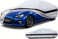 10 Layer Car Cover Waterproof All Weather for Coupe,100% Waterproof Outdoor Car Covers Custom Fit for Audi TT, BMW Z4, Porsche Boxster Cayman 718, Toyota 86, Subaru BRZ,etc Silver