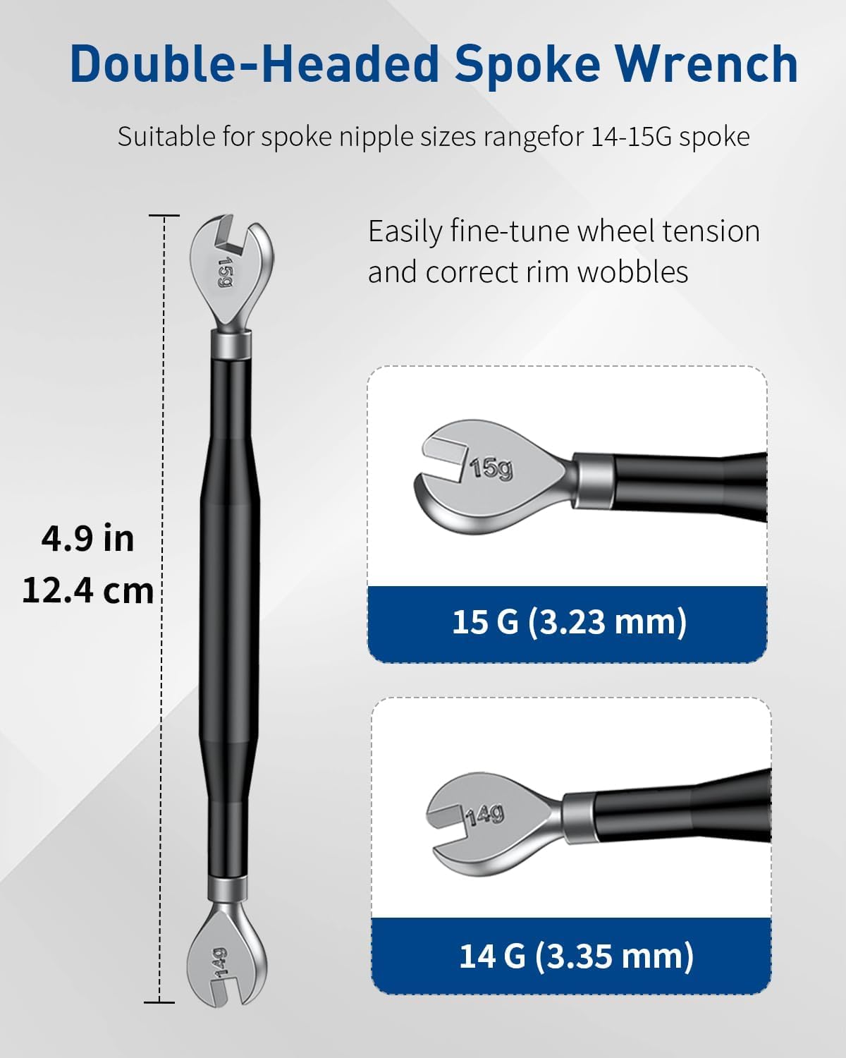 Pawfly Bike Spoke Wrench Tool Kit with Tire Levers, Rim Truing Repair Set