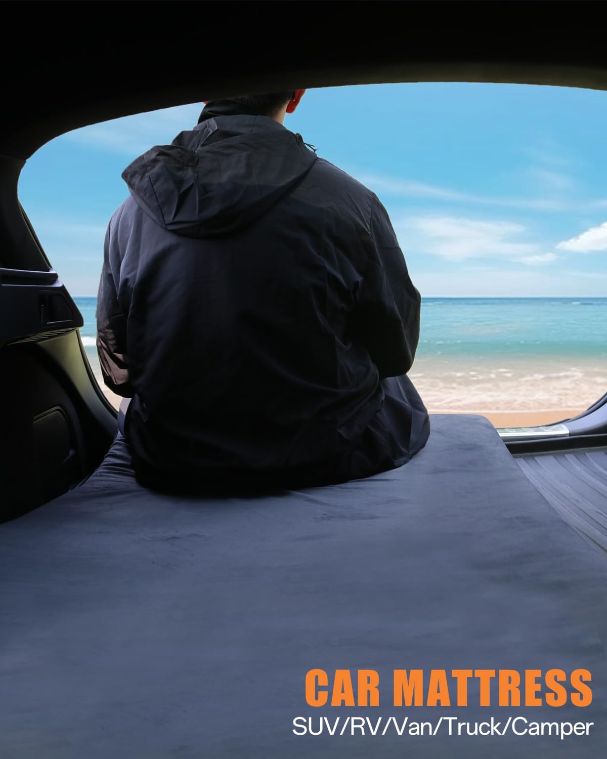 Sleeping Pad for Camping, Portable Roll Up Memory Foam Mattress