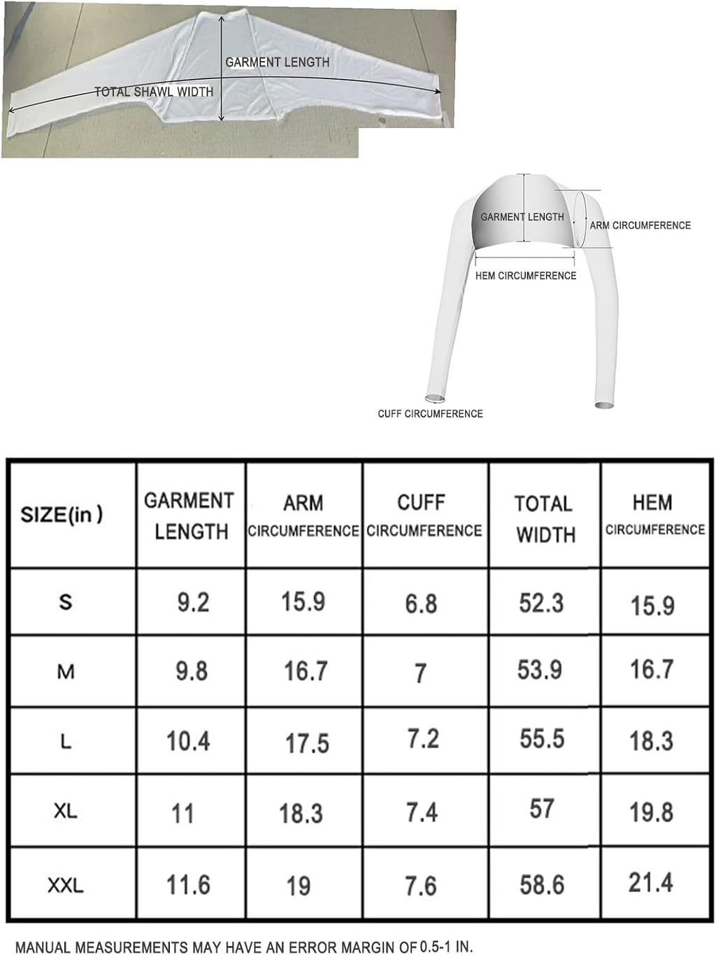 Advanced Cooling Shawl Arm Sleeve Sun Protection Comfortable & Breathable for Women Men