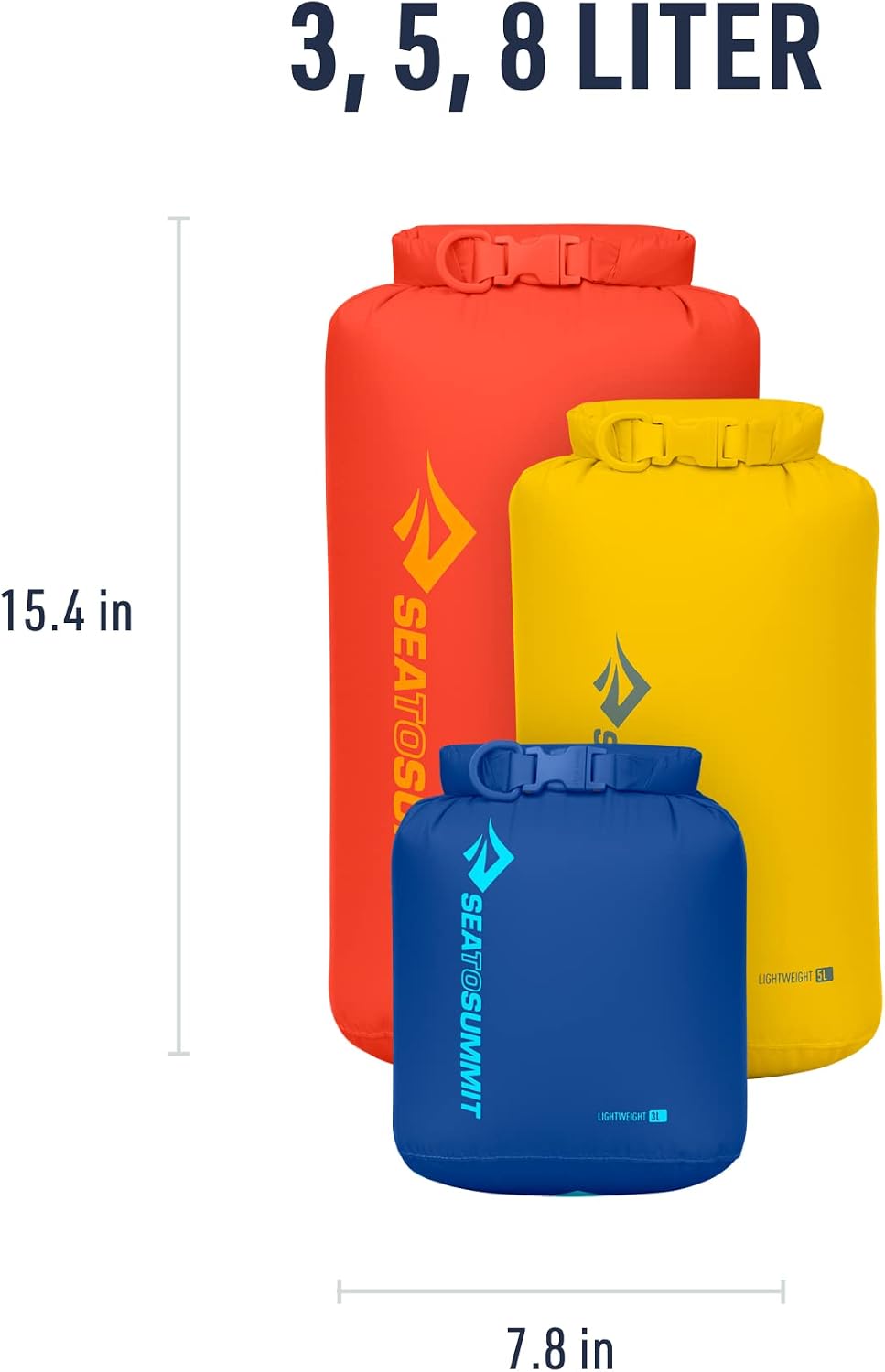 Sea to Summit Lightweight Dry Bag 3-Piece Set