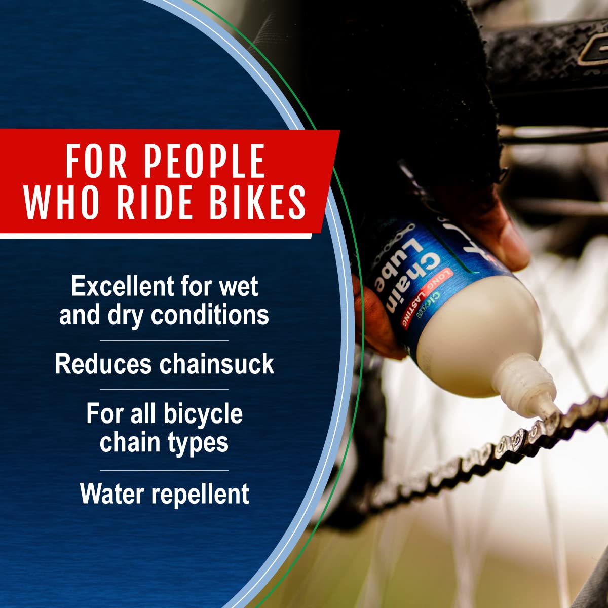 Squirt Chain Lube for Bikes 2 Pack (120ml) – Long-Lasting Lubricant for All Bike Chains – All-Weather Dry Lube to Reduce Noise & Chainsuck – Bicycle Tools & Maintenance Aid