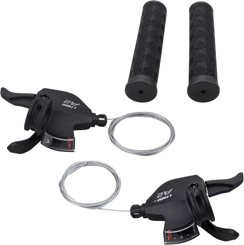 WEEROCK Bike Shifter Lever 21 Speeds 3x7 Thumb Gear Shift Lever for Mountain Bicycle