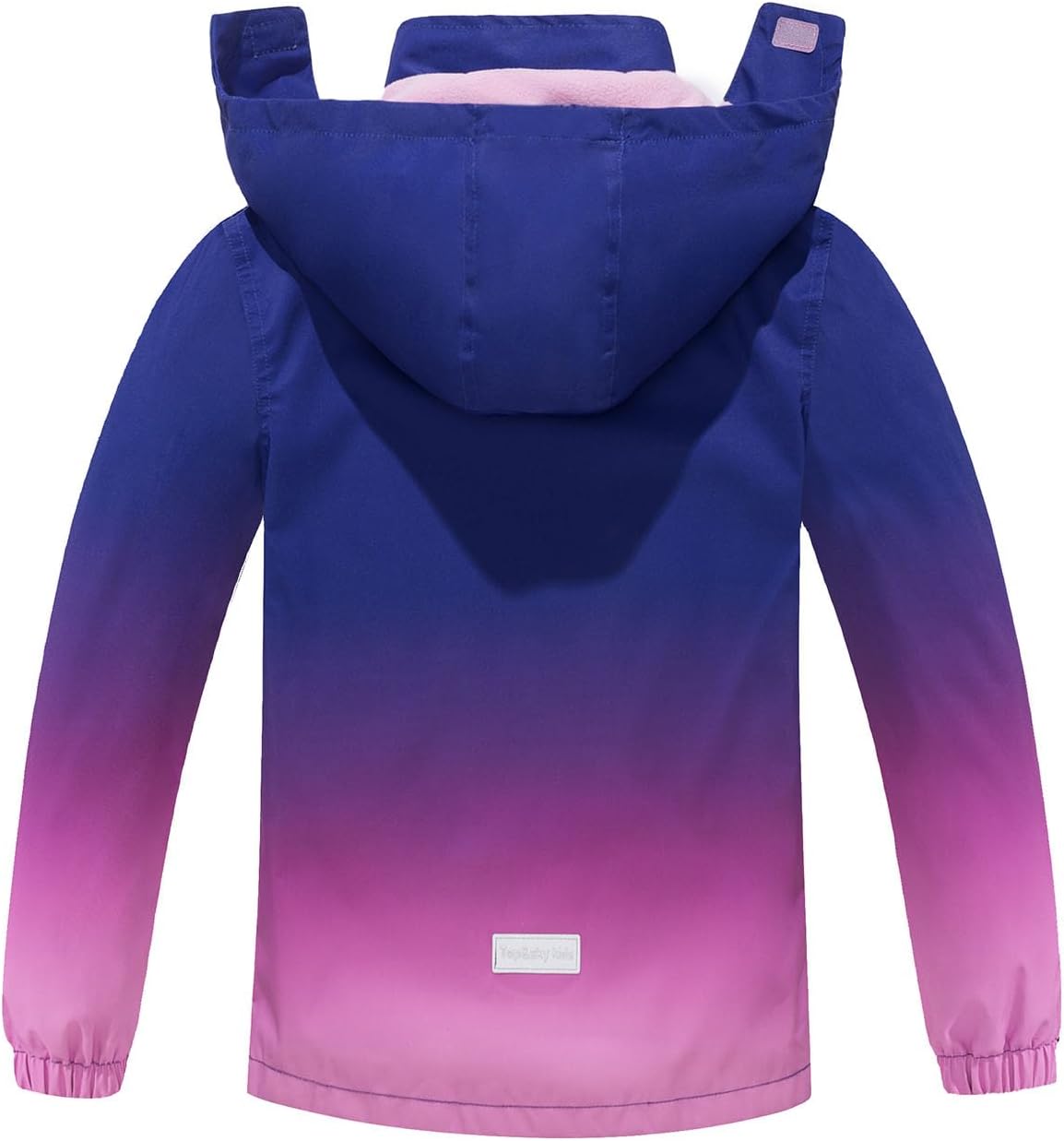 MGEOY Kids Rain Jacket, Waterproof Lightweight Hooded Windbreaker for Boys Girls 4-16Y