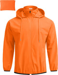 COOFANDY Men's Light Rain Jacket Packable Waterproof Raincoat Windbreaker