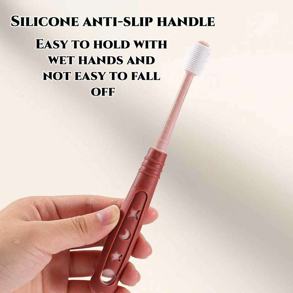 CGO 360° Silicone Pet Toothbrush for Small Dogs & Cats, 4-Pack