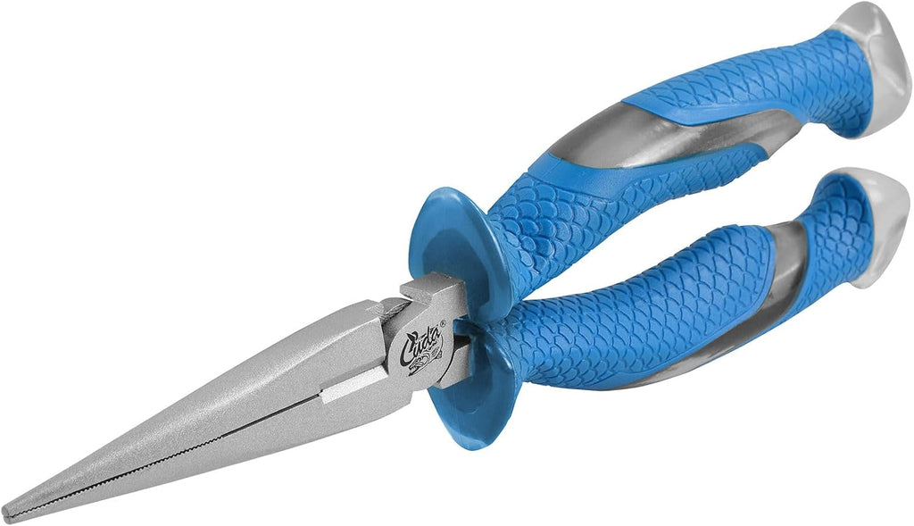 CUDA 8.75" Needle Nose Pliers | Durable Fishing Hooks Remover with Wire, Mono & Fluorocarbon Cutter - Saltwater & Freshwater Use