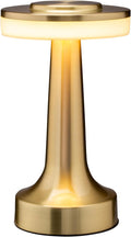 O’Bright Portable LED Table Lamp with Touch Sensor, 3-Levels Brightness, Rechargeable Battery Up to 48 Hours Usage, Night Light for Kids Nursery, Nightstand Lamp, Bedside Lamp (Gold)