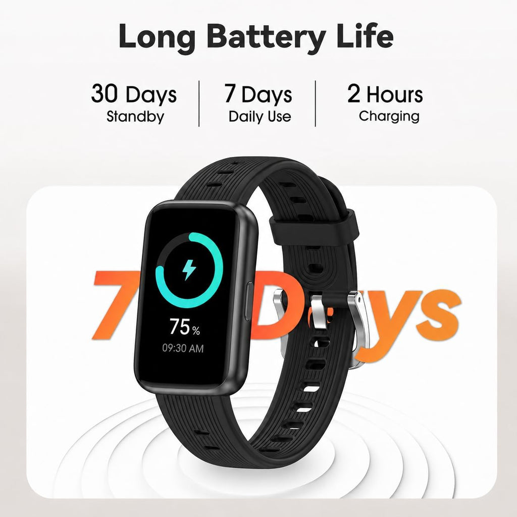 Slim Design Fitness Tracker, No App No Phone Required, Long Battery Life